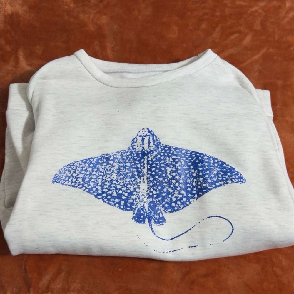 Kids Blue Graphic Shirt